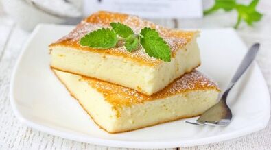Casserole de fromage cottage pour la goutte